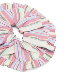 Damson Madder Frill Edge Scrunchie