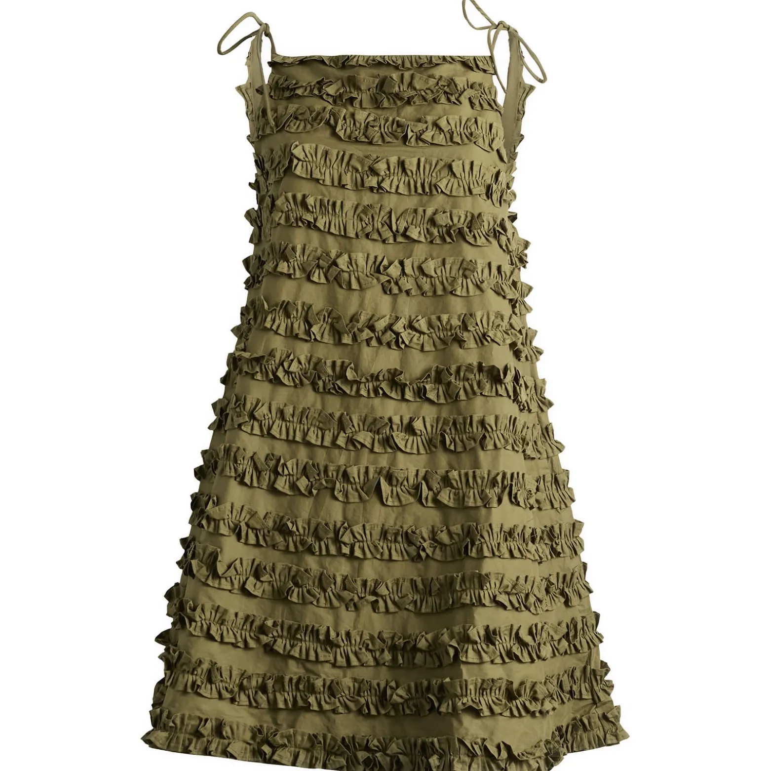 Damson Madder Leili Ruffle Mini Dress