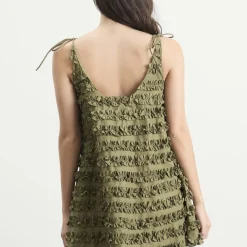 Damson Madder Leili Ruffle Mini Dress