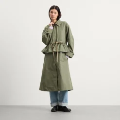 Damson Madder Myrtle Trench Coat