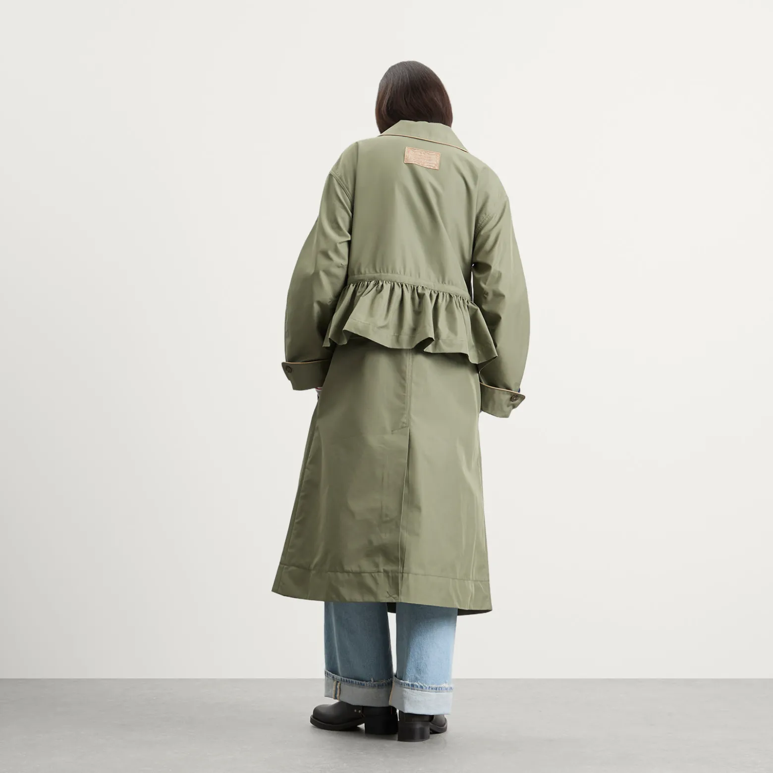 Damson Madder Myrtle Trench Coat