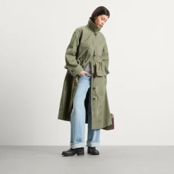 Damson Madder Myrtle Trench Coat