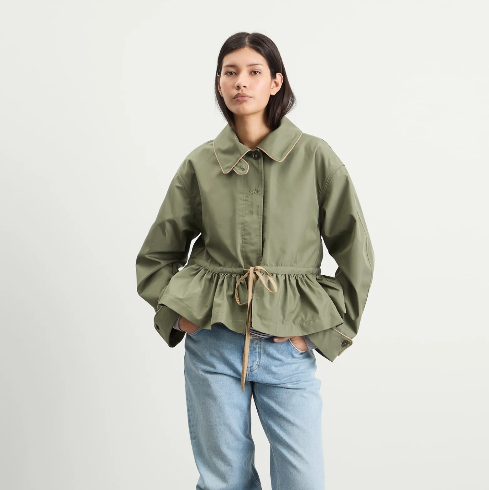 Damson Madder Myrtle Trench Coat