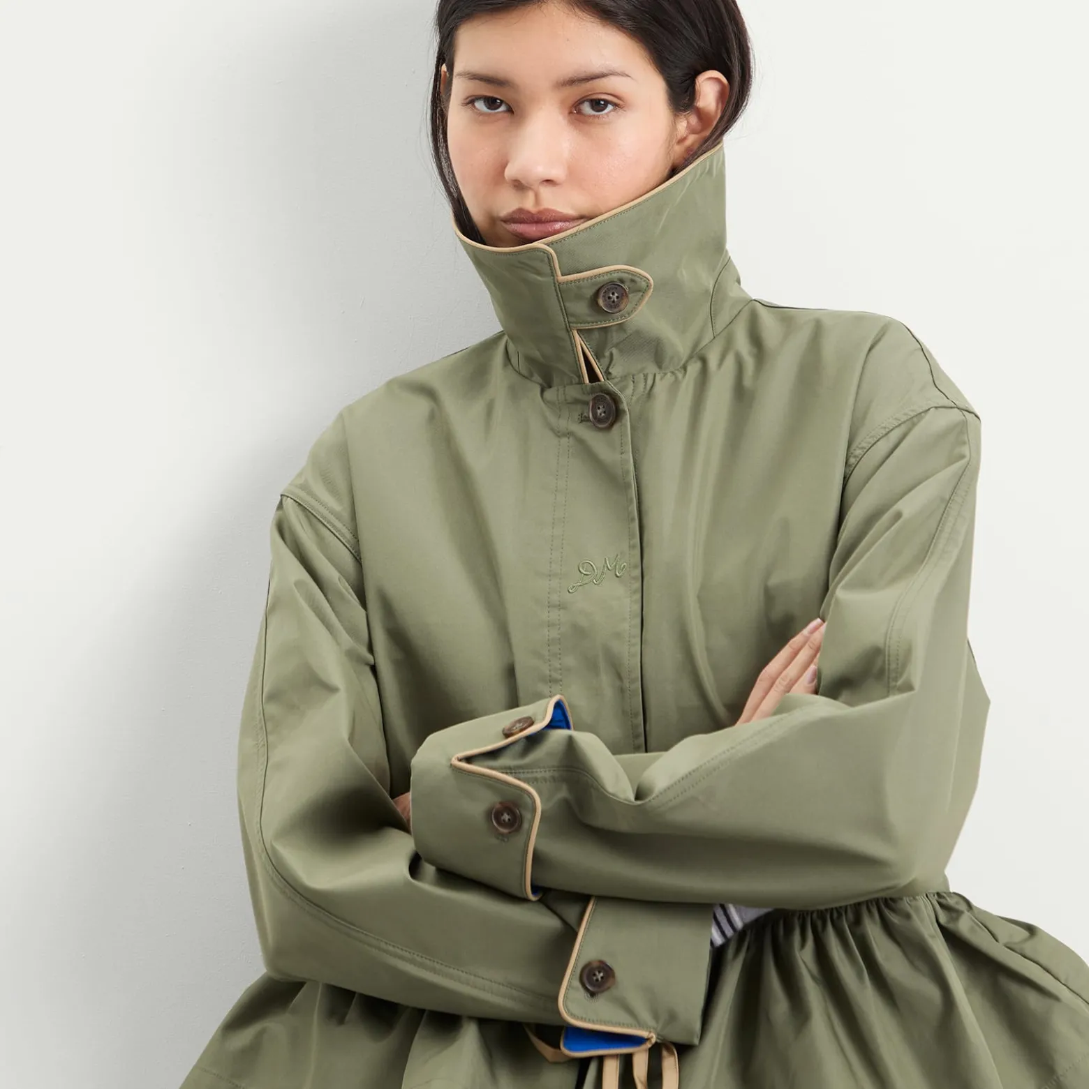 Damson Madder Myrtle Trench Coat