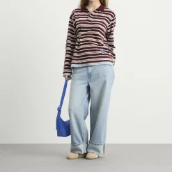 Damson Madder Noah Cinch Layered Rugby Shirt