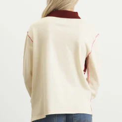Damson Madder Olina Placement Stripe Rugby Shirt