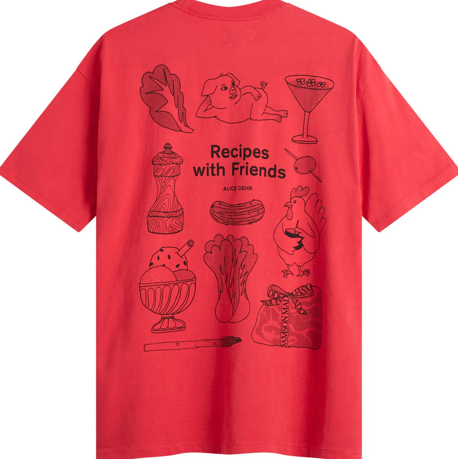 Damson Madder Presented By End. Recipe with Friends Graphic T-Shirt