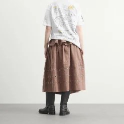 Damson Madder Sundried Washing Line Boyfriend T-Shirt