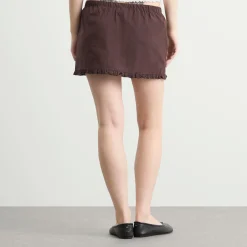 Deiji Studios Flounce Mini Skirt