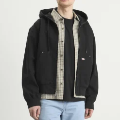 Dickies Unlined Canvas Hooded Bomber Jacket