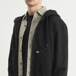 Dickies Unlined Canvas Hooded Bomber Jacket
