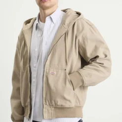 Dickies Unlined Canvas Hooded Bomber Jacket