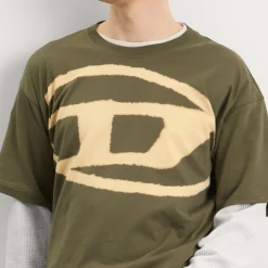 Diesel Bleach Logo T-Shirt