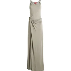 Diesel D-Estiga Tie Waist Maxi Dress