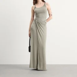 Diesel D-Estiga Tie Waist Maxi Dress