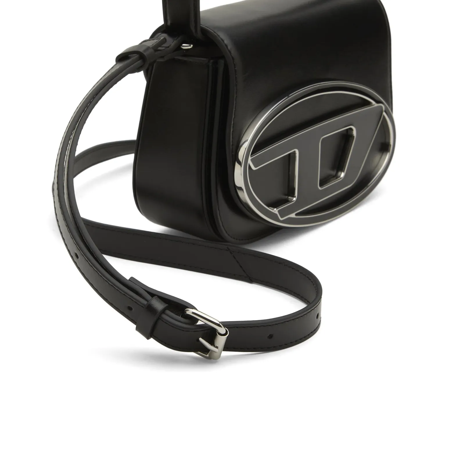 Diesel 1DR Logo Leather Handbag