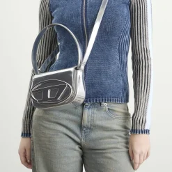 Diesel 1DR Logo Mirror Leather Handbag