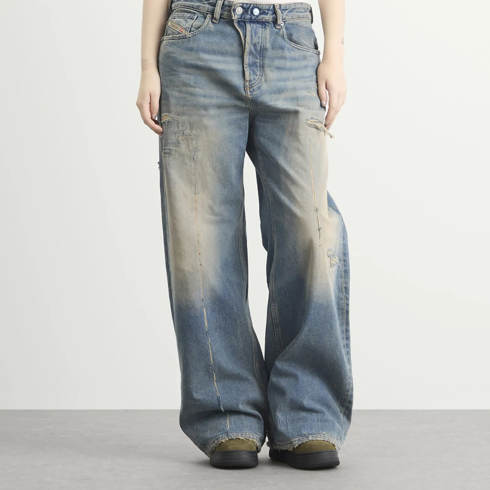 Diesel 1996 D-Sire Wide Leg Jeans
