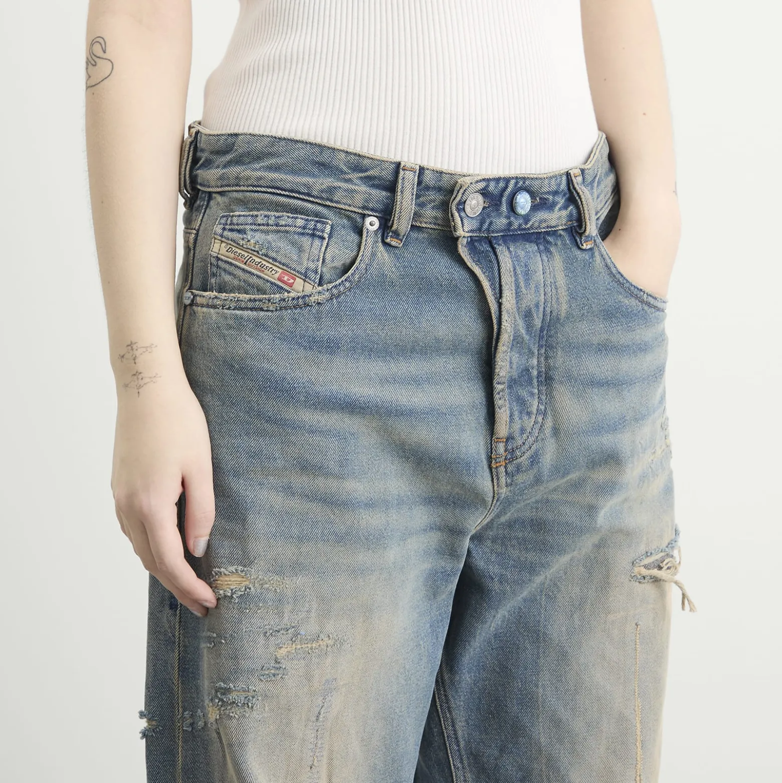 Diesel 1996 D-Sire Wide Leg Jeans