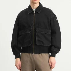 Diesel Kurz Denim Bomber Jacket