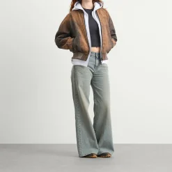 Diesel L-Cobb Camouflage Leather Jacket