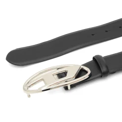 Diesel Logo Buckle Leather Belt