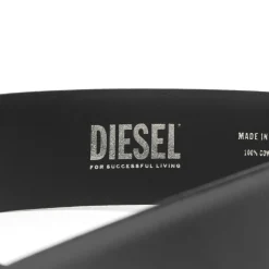 Diesel Logo Buckle Leather Belt