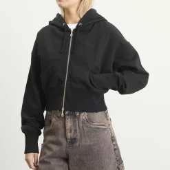 Dime Cropped Zip Hoodie