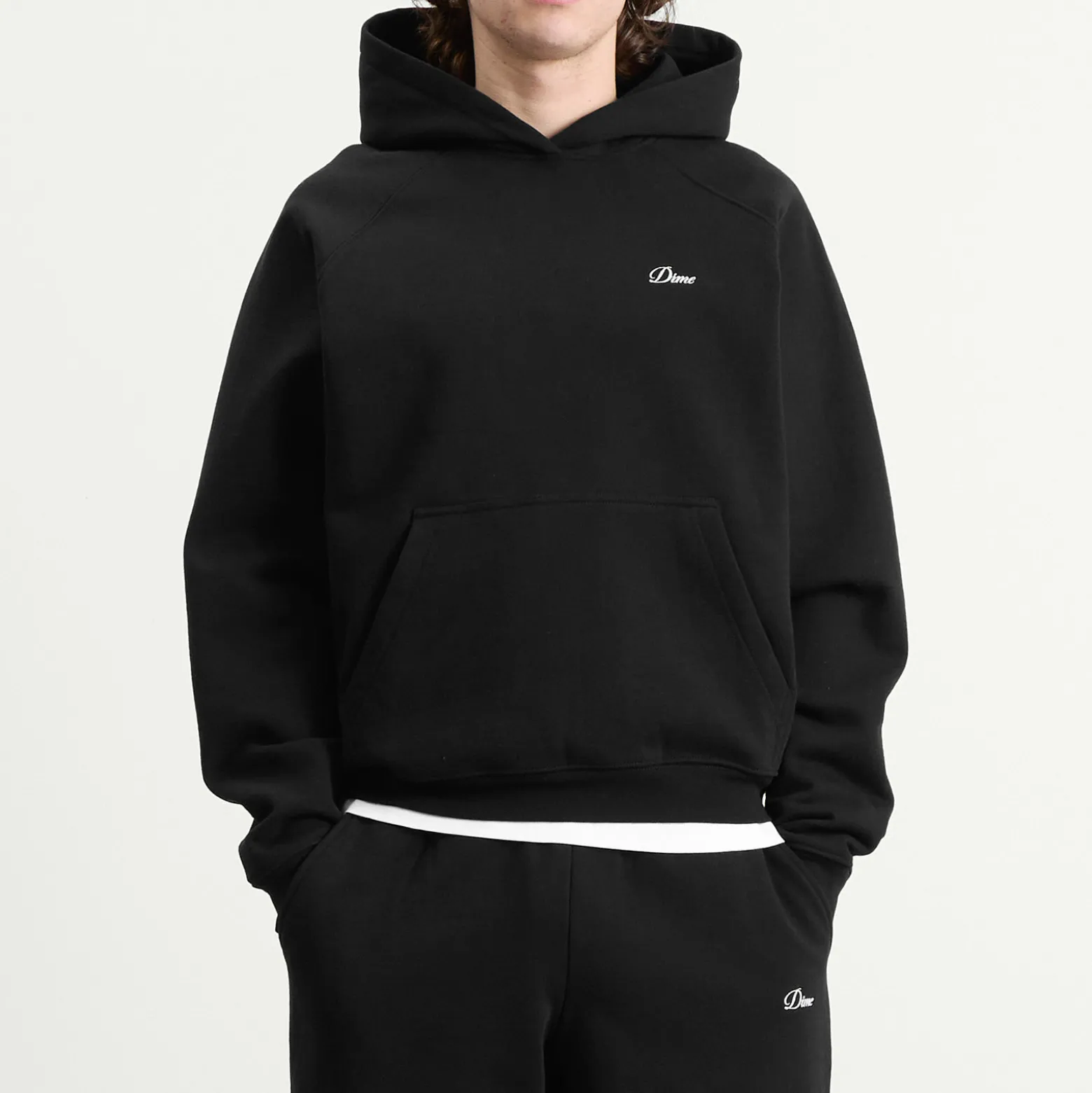 Dime Cursive Small Logo Hoodie