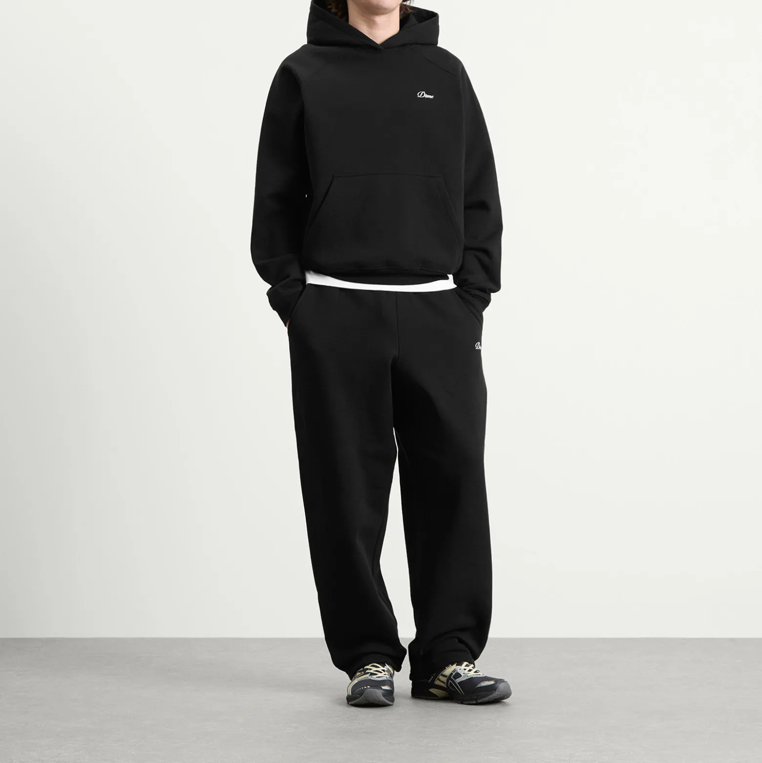 Dime Cursive Small Logo Hoodie