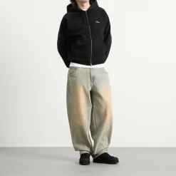 Dime Cursive Small Logo Zip Hoodie