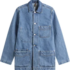Drake's Selvedge Denim Chore Jacket