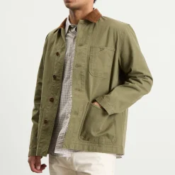 Drake's Twill Fatigue Jacket
