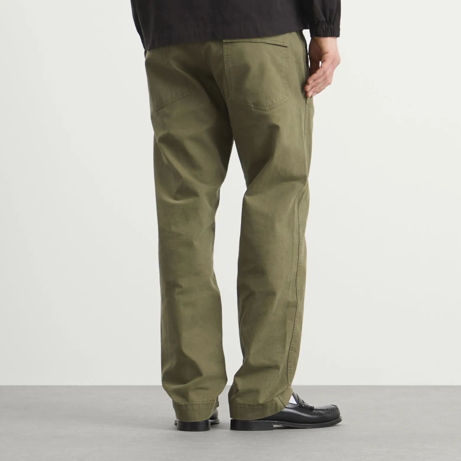 Drake's Twill Fatigue Trousers
