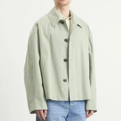 Dries Van Noten Washed Heavyweight Cotton Jacket