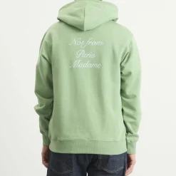Drôle de Monsieur Calligraphy Slogan Hoodie