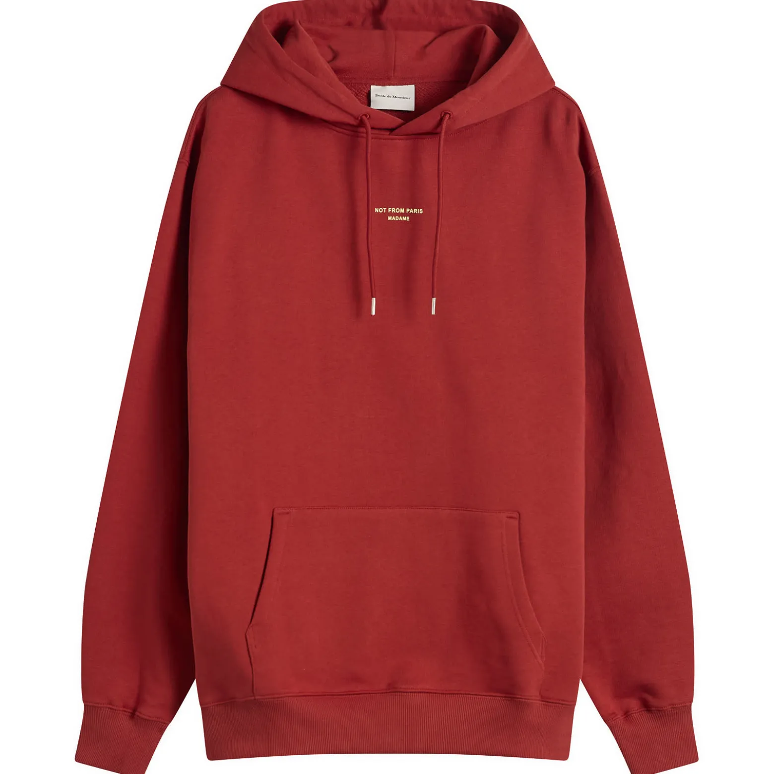 Drôle de Monsieur Classic Slogan Hoodie