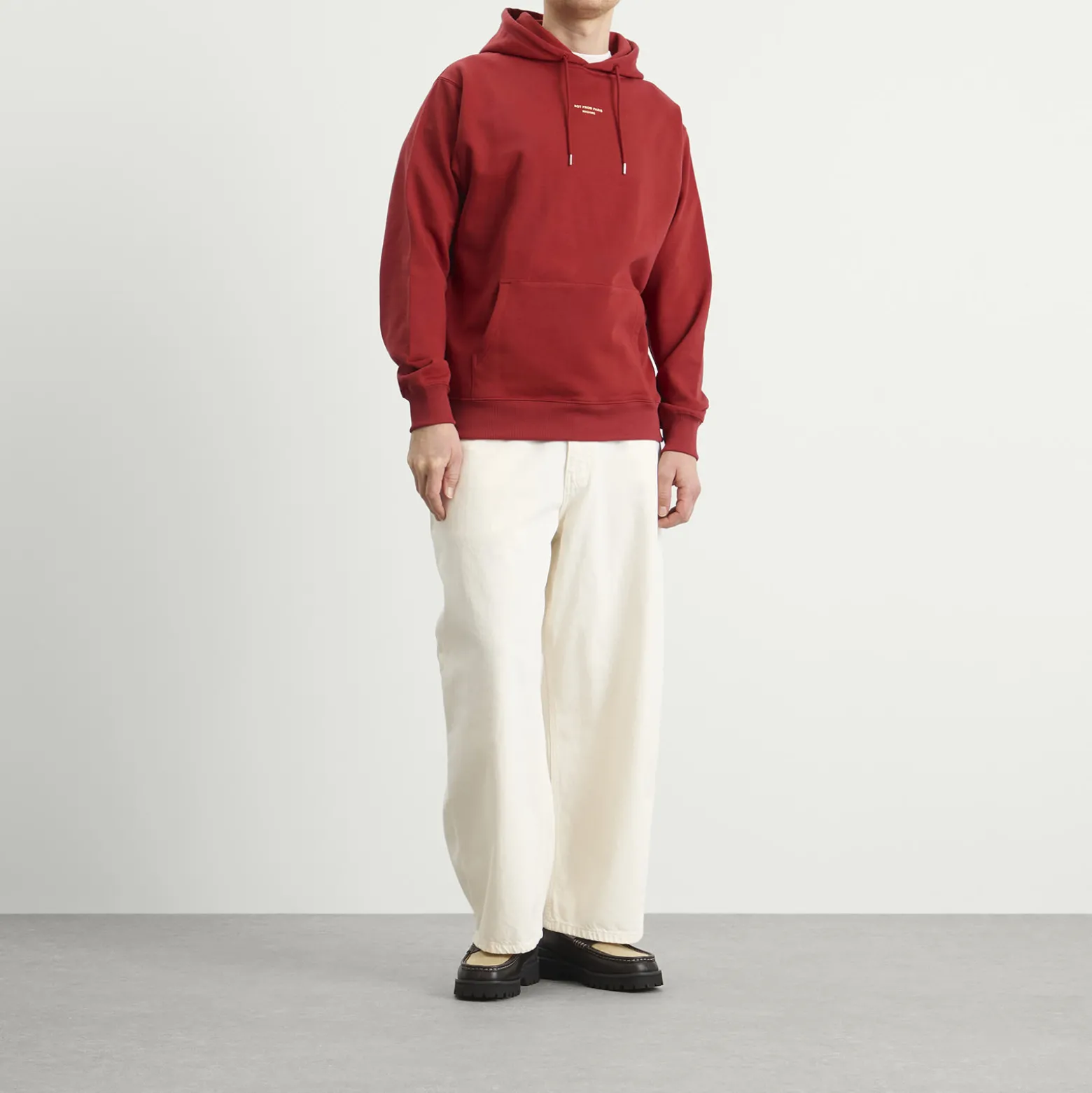 Drôle de Monsieur Classic Slogan Hoodie