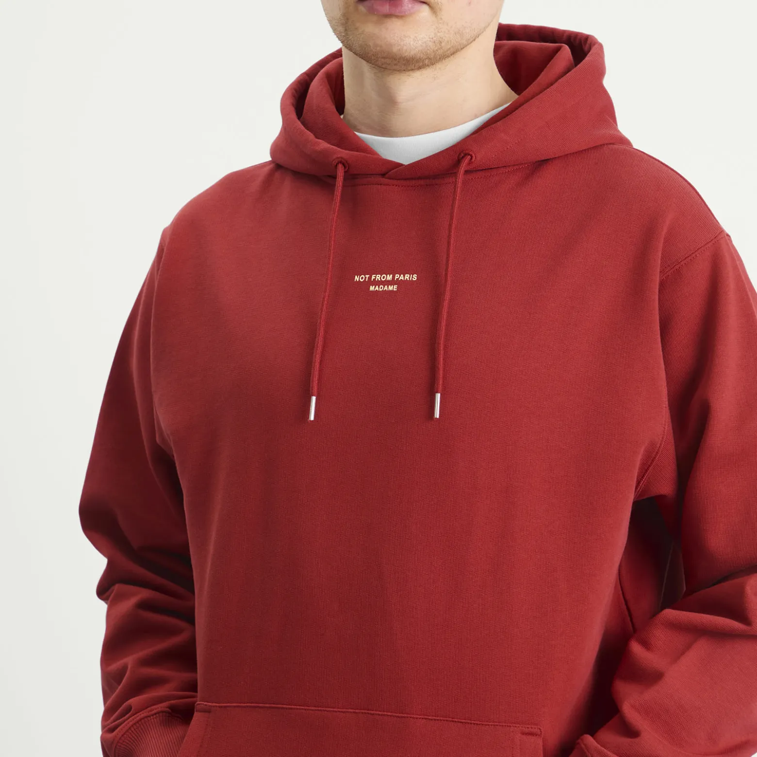Drôle de Monsieur Classic Slogan Hoodie