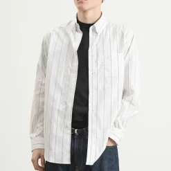 Drôle de Monsieur Monogramme Stripe Shirt