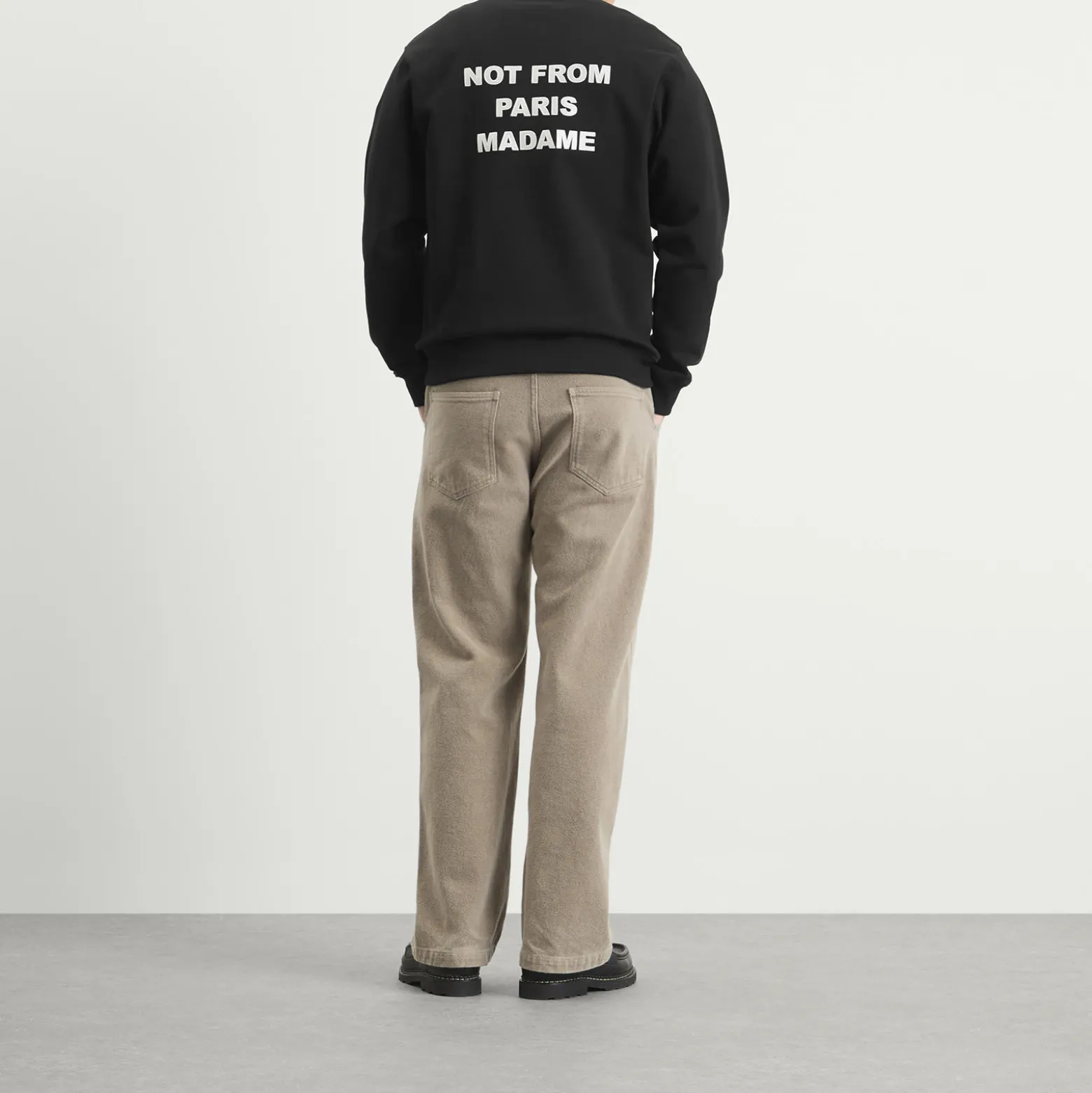 Drôle de Monsieur Not From Paris Madame Crew Sweat