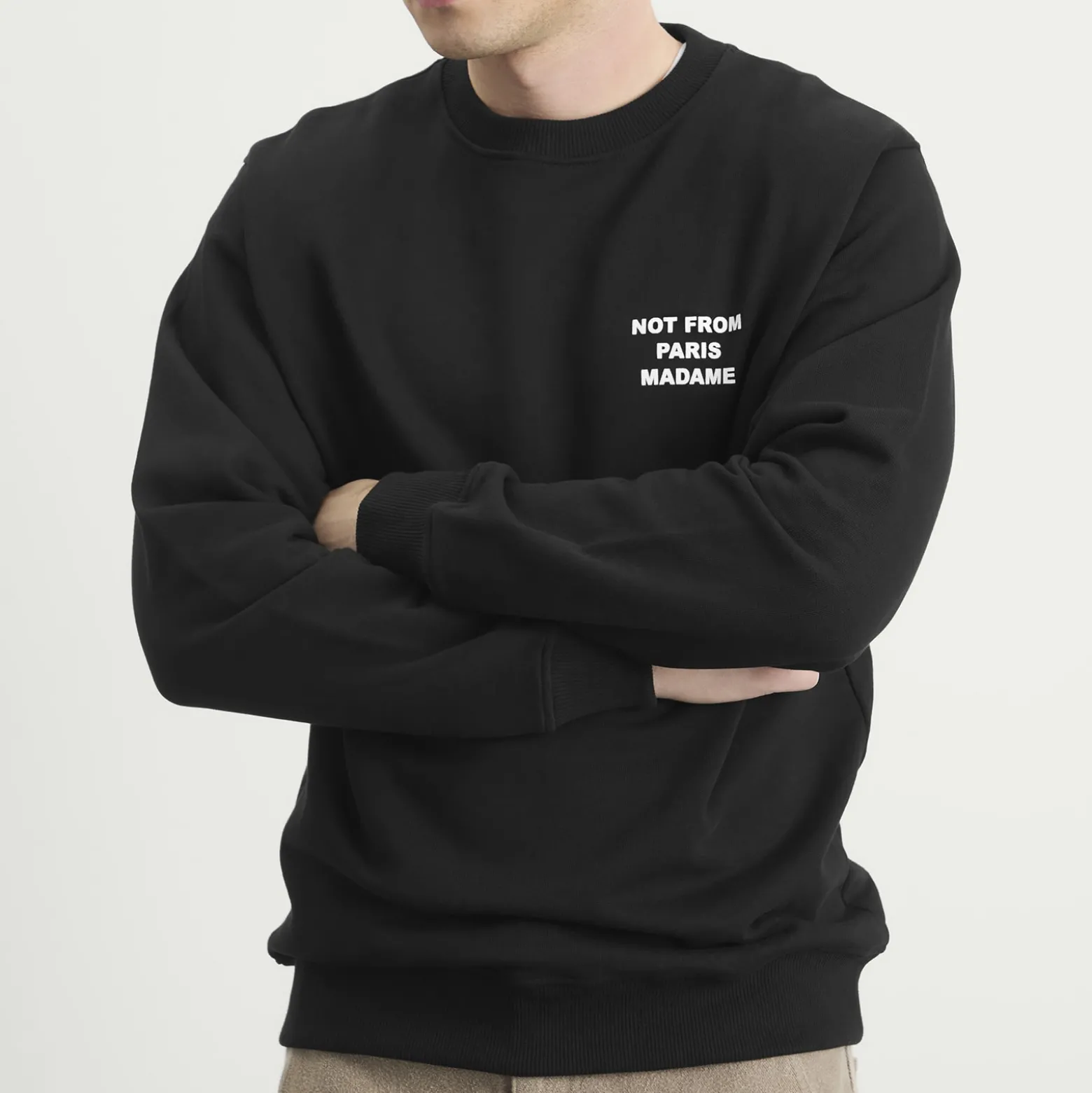 Drôle de Monsieur Not From Paris Madame Crew Sweat