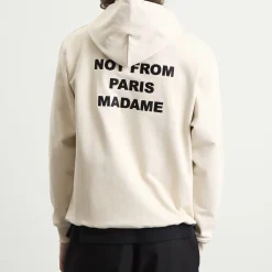 Drôle de Monsieur Not From Paris Madame Slogan Hoodie