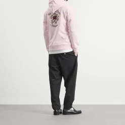 Drôle de Monsieur Rose Slogan Hoodie