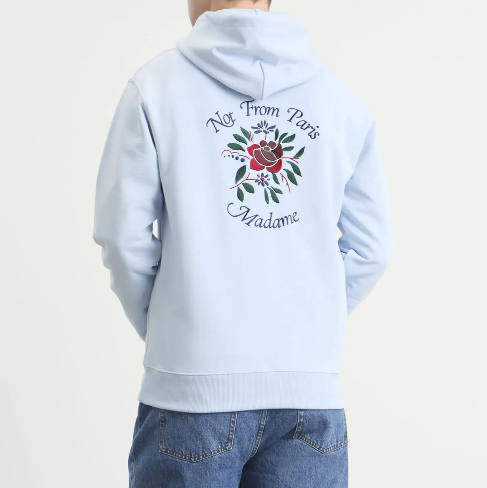 Drôle de Monsieur Rose Slogan Hoodie