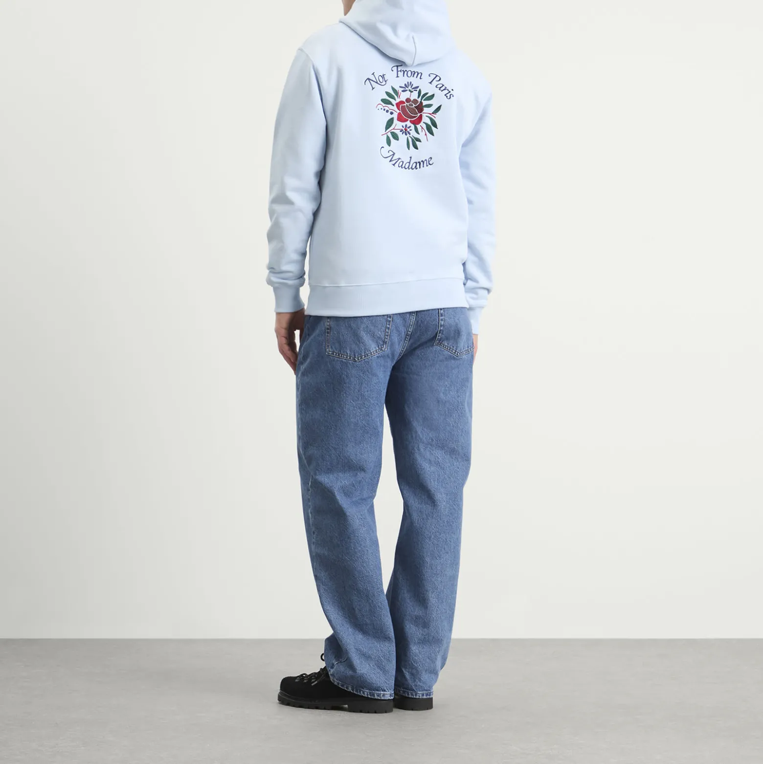 Drôle de Monsieur Rose Slogan Hoodie
