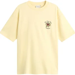 Drôle de Monsieur Rose Slogan T-Shirt