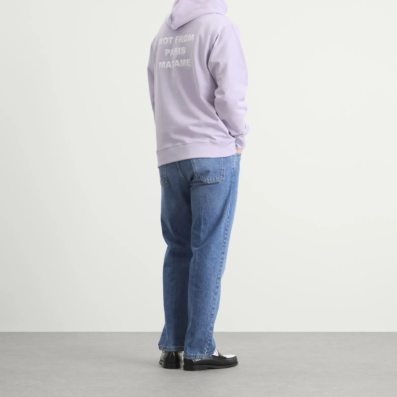 Drôle de Monsieur Slogan Hoodie