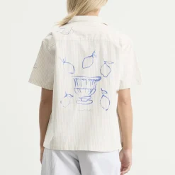 Dunst Hand-Drawing Open Collared Shirt