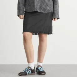 Dunst H-Line Laced Midi Skirt